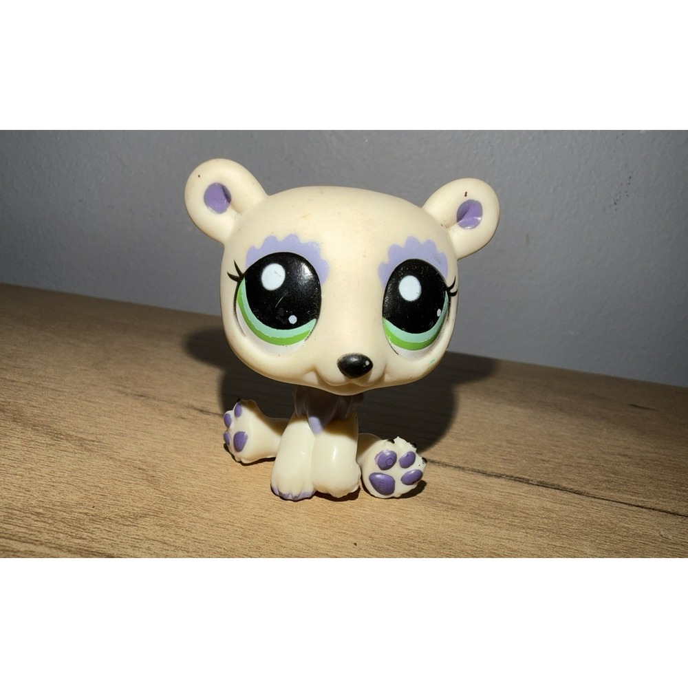 Littlest Pet Shop LPS #1822 Polar Bear Prized Pets Hasbro 2007